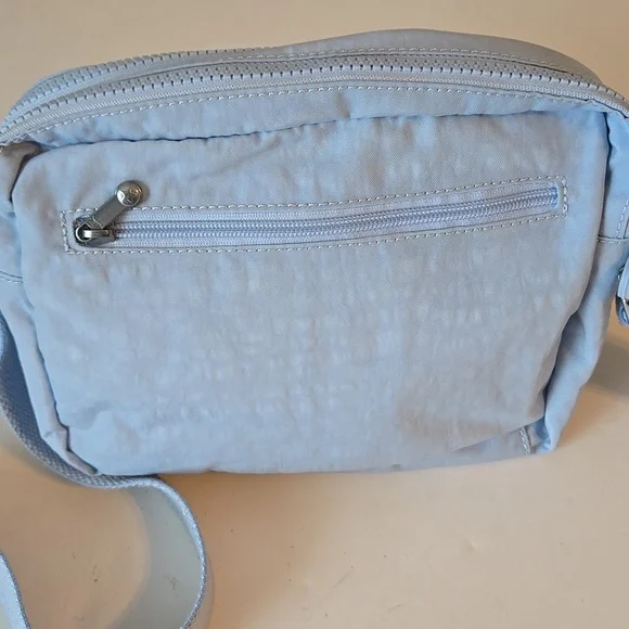 Kipling Light Baby Blue Crossbody Bag - Picture 4 of 10